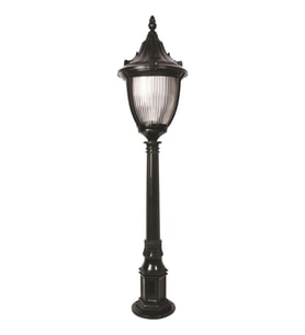AVONNI BSU-68186-BSY-M1-B Siyah Boyalı Dış Mekan Aydınlatma E27 ABS Polikarbon Cam 30cm