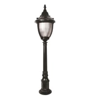 AVONNI BSU-68186-BSY-M1-B Siyah Boyalı Dış Mekan Aydınlatma E27 ABS Polikarbon Cam 30cm