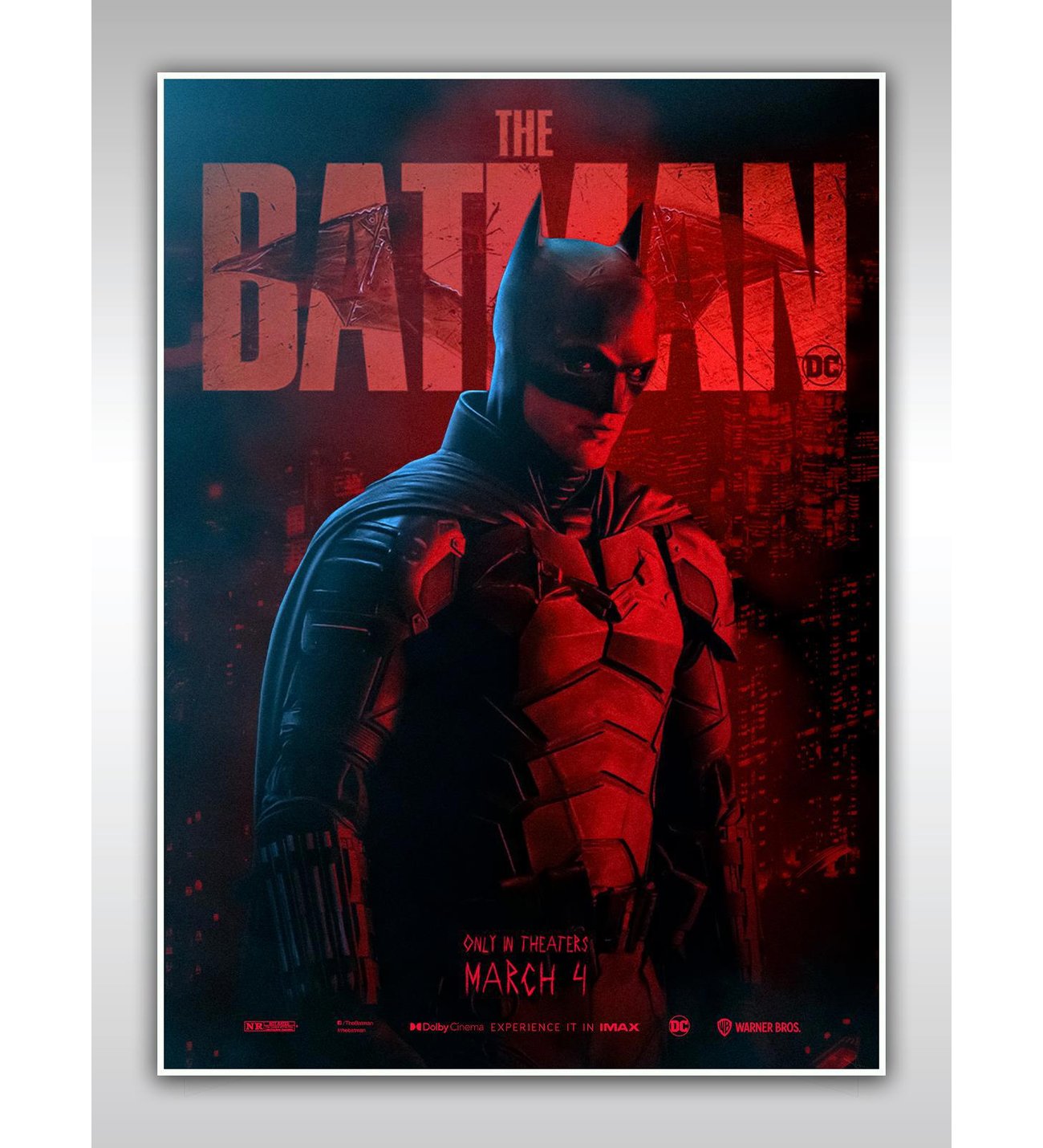 Batman Poster 45x60cm The Batman Afiş - Kalın Poster Kağıdı