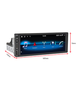 MP5 5,5İNÇ 4GB CARPLAY NAVİGASYON DVD USB BT KAMERA