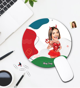Kişiye Özel Karikatür Tasarımlı Mouse Pad 074