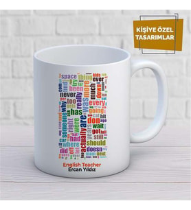 Kişiye Özel İsim Yazılabilir English Teacher Kupa Bardak