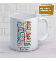 Kişiye Özel İsim Yazılabilir English Teacher Kupa Bardak
