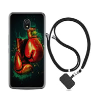 Xiaomi Redmi 8A 8 Pro 9C 9T 10C 11T Pro Kılıf Boyun Askılı Silikon Boks Eldiveni 1763