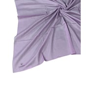 Valino Organik Pamuk Düz Renk Eşarp 100x100 cm - Doğal ve Nefes Alabilen Kumaş (Leylak)