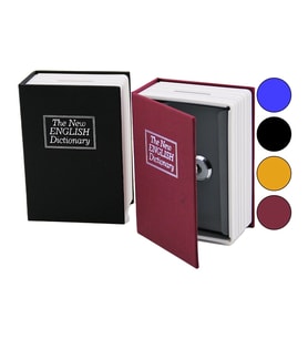 KUMBARA HOMESAFE BOOKSAFE BÜYÜK 180X115X55MM KİTAP MODELİ KİLİTLİ KASA KUMBARA