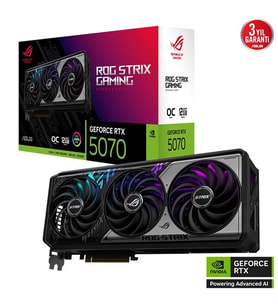 ASUS 12GB ROG STRIX RTX5070-O12G GAMING GDDR7 HDMI-DP PCIE 5.0