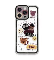 İphone 14 Pro Kılıf Sweet Desenli Silikon Kapak - Sarı