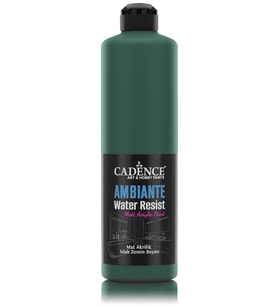 AMBIENTE ISLAK ZEMİN BOYASI AW-14 ZÜMRÜT 500ML + KATALİZÖR 20GR