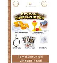 #SihirbazlıkSeti 8li Başlangıç Seviyesi Eğitici Çocuk Oyuncak Hobi Hediye Kibrit Defter Sihirbazlık