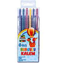 Nova Color Burgulu Boya Kalemi 6 lı
