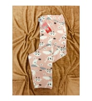 Cepli Polar Kışlık Pijama Altı (Pembe)