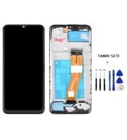 Tkgz - Samsung Galaxy A03 - SM-A035 Uyumlu Lcd Ekran Dokunmatik Servis ÇITALI + TAMİR SETİ