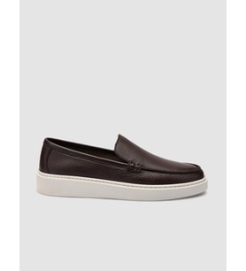 %100 Hakiki Deri Kahverengi Erkek Loafer