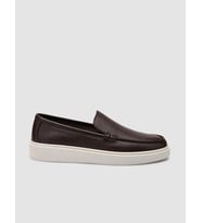 %100 Hakiki Deri Kahverengi Erkek Loafer
