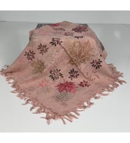 Sökme Boncuklu  Desenli Tülbent 06433 (A.Pembe)