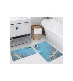 Eliana Home Baskılı 2'li Banyo Paspas Takımı RVG5234