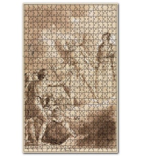 Cakapuzzle Charles Abraham Chasselat dan Alegori isimli Puzzle Yapboz MDF(Ahşap) (120 Parça)