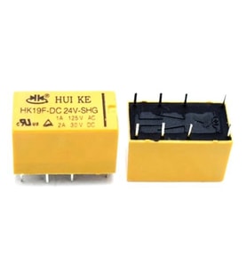 HK19F-DC24V-SHG Röle 8 Pin x 1 adet (rf007) (Sarı)