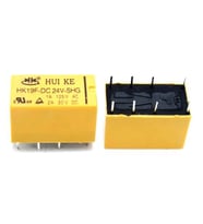 HK19F-DC24V-SHG Röle 8 Pin x 1 adet (rf007) (Sarı)