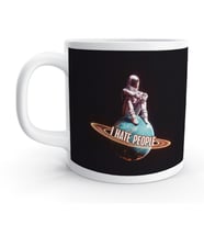 Asosyal Astronot i Hate People Tasarım Uzay Kupa Bardak