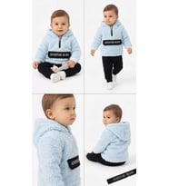 Northcity 6/24 Ay Kuzu Kumaş Bebek Takımı - Antialerjik & ÇİMA Dikişli Güvenli Kışlık Giyim