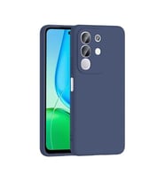 Coverzone Vivo Y29 4G ?le Uyumlu K?l?f Z-Mara Lansman Vieri Tam Koruma Arka Kapak Kamera Koruma �?k?nt?l? P�r�zs�z Y�zey Lacivert