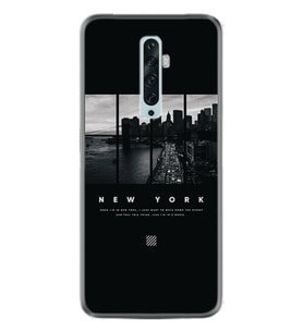 Oppo Reno 2Z 4 Lite 4 Pro 5 6 7 A31 Kılıf Desemli Silikon New York 1612