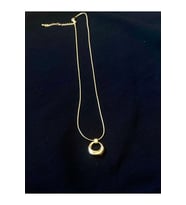 Çelik Gold Halka Kolye