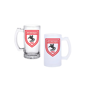 Ghostbastır Design Samsunspor Kulplu Bira Bardağı Buzlu veya Şeffaf Seçenekli 0190