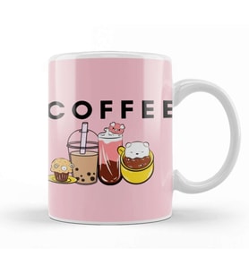 Funny Coffee Drinks Art Lover Gift Quote Vintage Retro Kupa Bardak Porselen