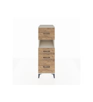 Kronos Dolap Tek Raflı 4 Çekmeceli 44x59x134 Aytaşı-Çam