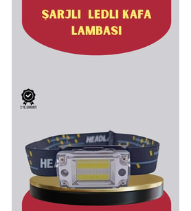 Şarj Edilebilir Led Kafa Feneri 215 Lümen Xpe Cob Güçlü Aydınlatma
