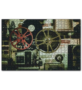 Cakapuzzle  Film Makinesi  Puzzle Yapboz MDF (Ahşap) (120 Parça)