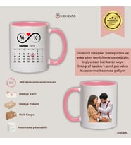 MOMENTO - HD Fotoğraf Baskılı Premium Kalite Isıya Duyarlı & Ücretsiz Netleştirme - 330ml Kupa Bardak-Solmama Garantili - Sevgiliye, Aileye, Doğum Günü, Yıl Dönümü, Anneler Günü & Babalar Günü Hediyesi