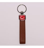 DERİ SAPLI ANAHTARLIK KAHVERENGİ (M9)-ANAH393