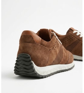 Growish GD0105 Hakiki Nubuk Deri Termoaktif Taban Üst Kalite Koku Yapmaz Çift Renk Hafif Taban Sneaker Spor Ayakkabı
