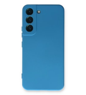 Newface Samsung Galaxy S23 Plus Kılıf Nano içi Kadife Silikon - Mavi