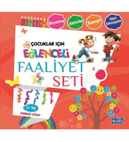 Eğlenceli Faaliyet Seti - Kırmızı Kitap - 5+ Yaş
