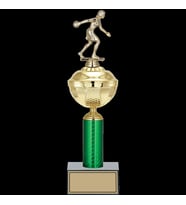 ODAK KUPA - Figürlü Kupalar - Bowling Kadın Figürlü Kupalar FG-049 B - 38 cm
