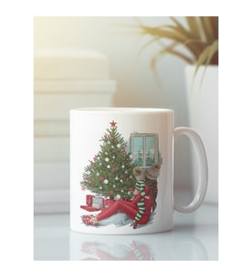 Beyaz Kupa Bardak Yılbaşı