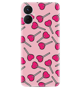 Tecno Spark 9T Kılıf Resimli Desenli Baskılı Silikon Heart Lollipop 1414