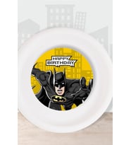 Batman Temalı Doğum Günü Parti Malzemeleri Seti Tabak Sticker (Etiket) 15'li