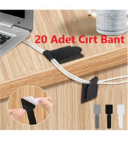 20 Adet Kendinden Yapışkanlı Cırt Cırtlı Bant
