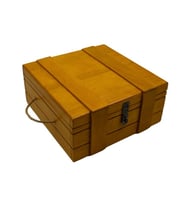 Asma Kilitli Saklama Kutusu 30X30cm Genişlik 15Cm Yükseklik (Sarı)