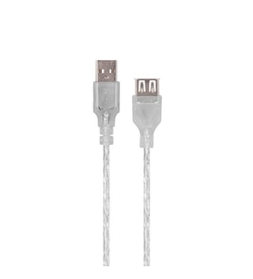 S-link SL-AF2005 Usb2.0 5m Şeffaf Uzatma Kablo