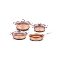 FMS D5006 Efsane İndüksiyon Tabanlı 7 Parça Granit Set Bakır
