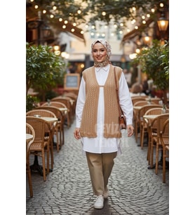 Kadın Yeleği, Çeyizlik Örgü Yelek, Hediyelik Nişan Yeleği, Nişan&Çeyiz Yelekleri