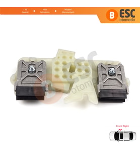 Ford Fiesta MK5 JH JD BE256 2001-2008 4/5 Kapı 2S61A23200 İçin Ön Sağ Kapı Cam Kriko Tamir Klipsi