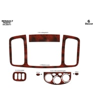 Meriç® Renault Trafic Ön Torpido Kaplama Maun 6 Parça 2001-2006 (Maun)